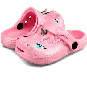 Zoogs Toddler Pink Unicorn Clog